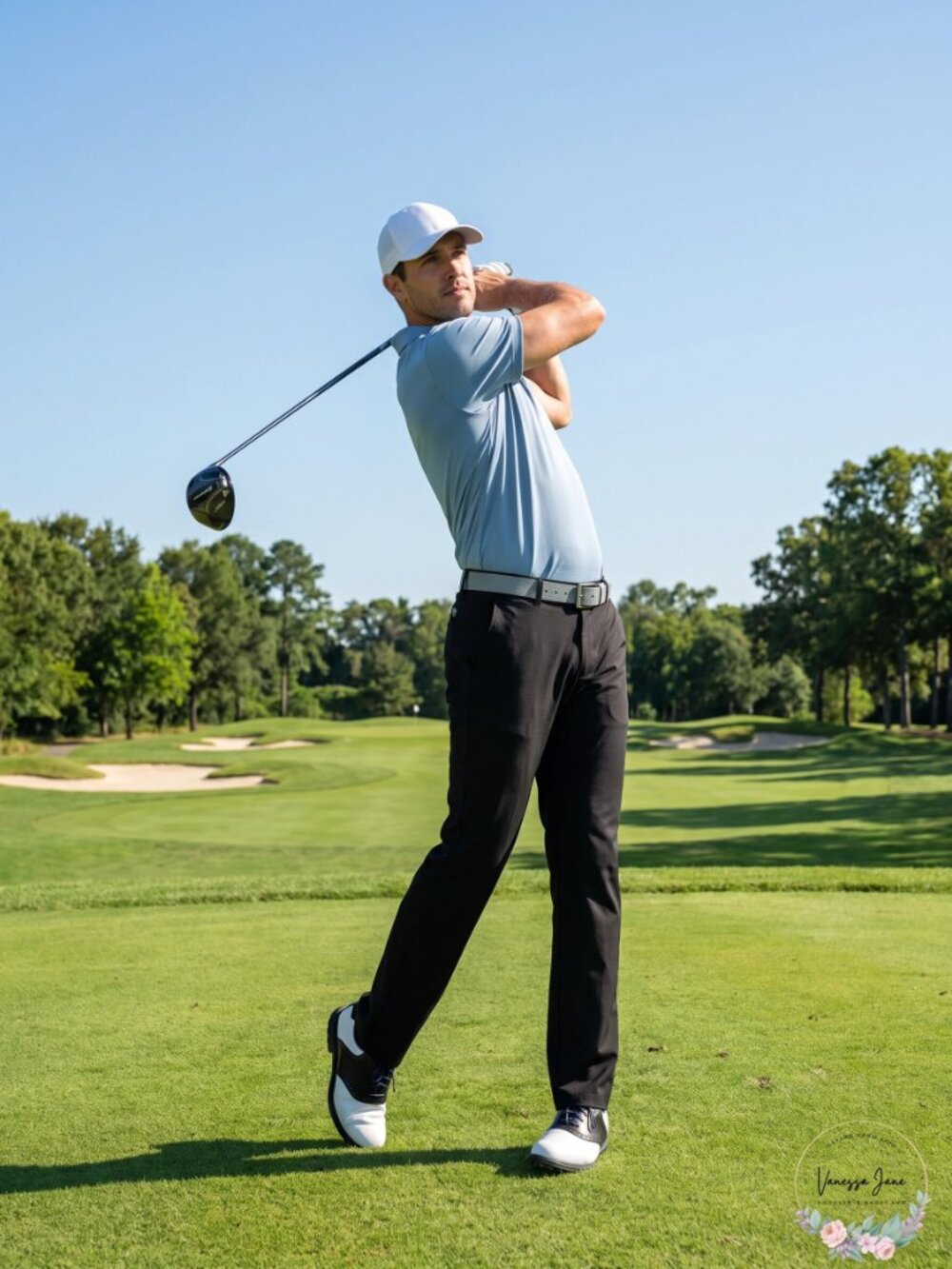 Pga Tour Men’s Flat-Front Golf Pants